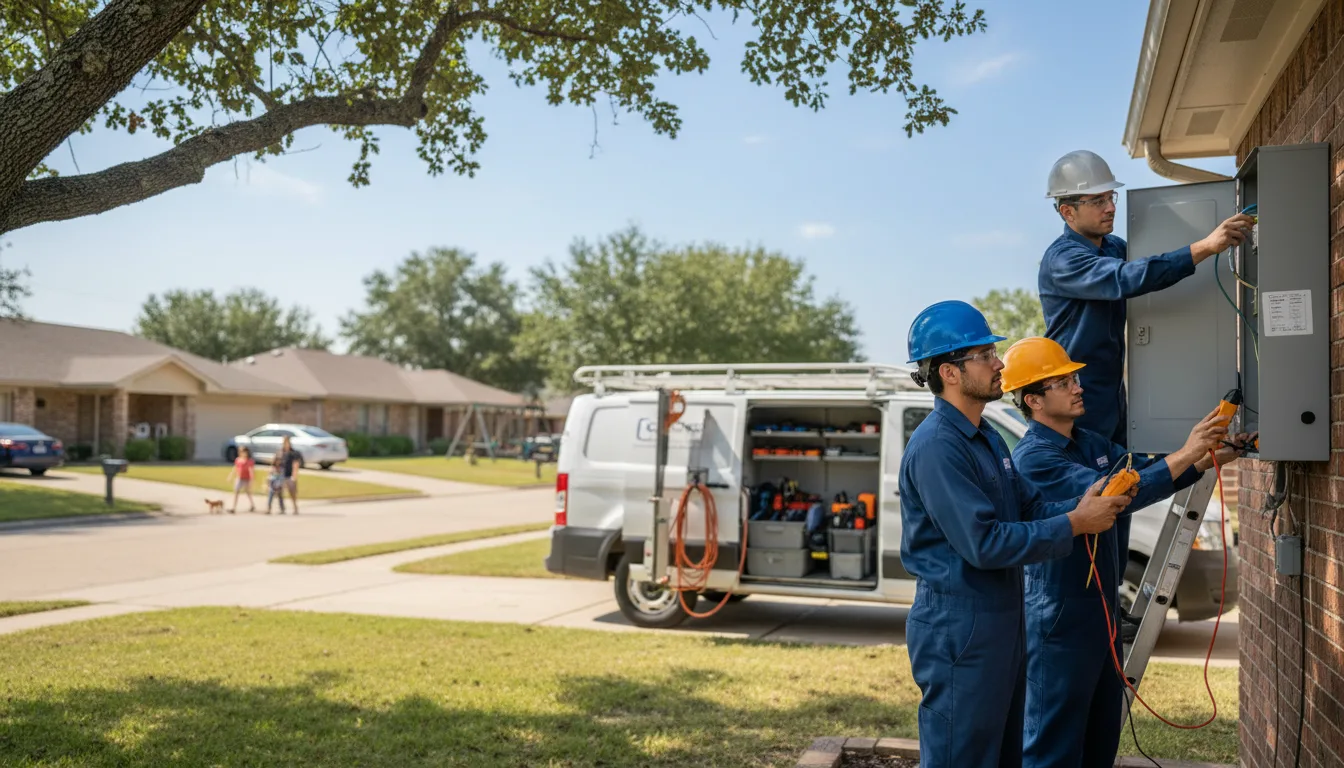Certified electrician providing emergency electrical services in Barstow, IL